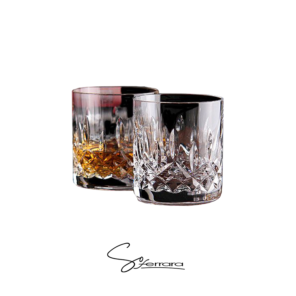 Set de 6 Vasos de Whiskey de Vidrio Elegante